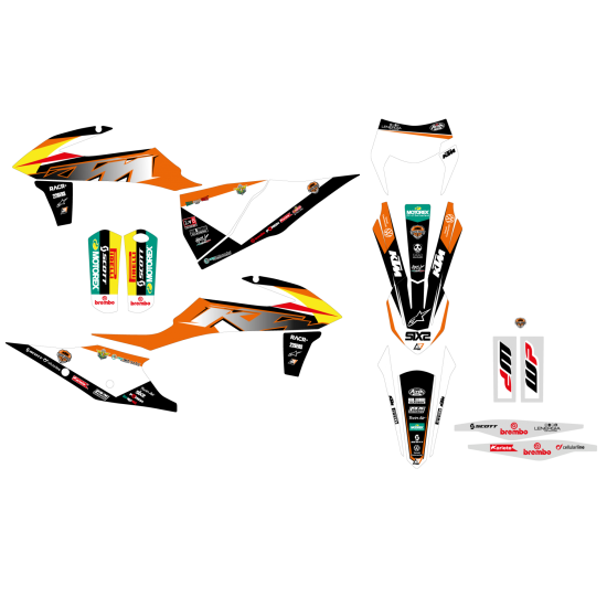 Blackbird комплект графіки Replica Trofeo KTM SX-SXF 19-22 / EXC 20-22