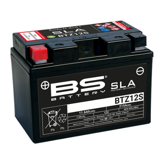 Акумулятор BS BTZ12S SLA (150 x 88 x 110) (12V 11.6Ah) чорний 300637-1																										