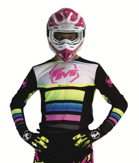 FM Jersey Kid Hero Pro X 31 YM Black/Fluo